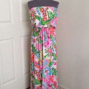Lilly Pulitzer for Target strapless maxi dress